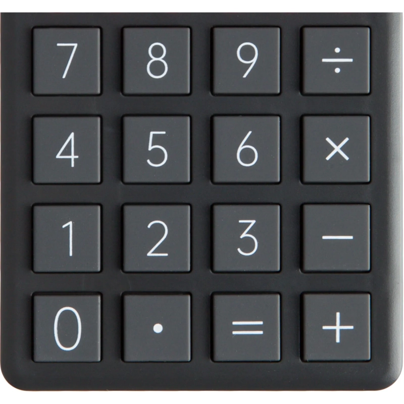 Калькулятор карманный Deli EM130, 12-р,дв.пит.,70.2x8.5x112.2 мм,темн-сер