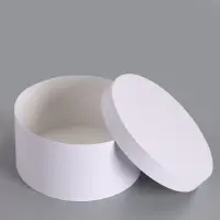 Коробка круглая подарочная, белая, 30&times;15 см