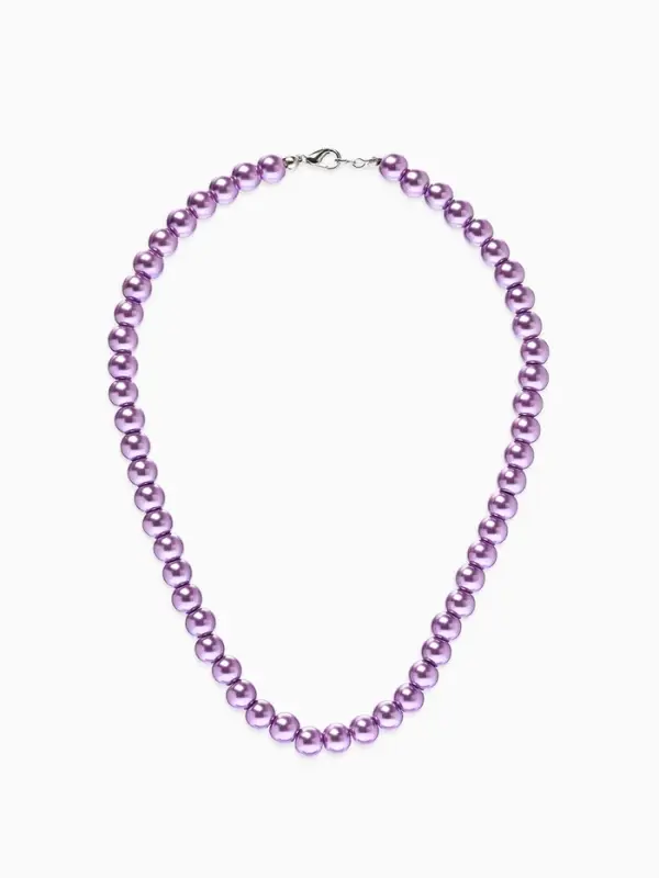 Бусы &laquo;Классика&raquo;, настроение, сиреневые, 40 см