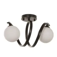 Бра Nadine 2&times;10 Вт GU10 черный 30&times;16&times;32 см