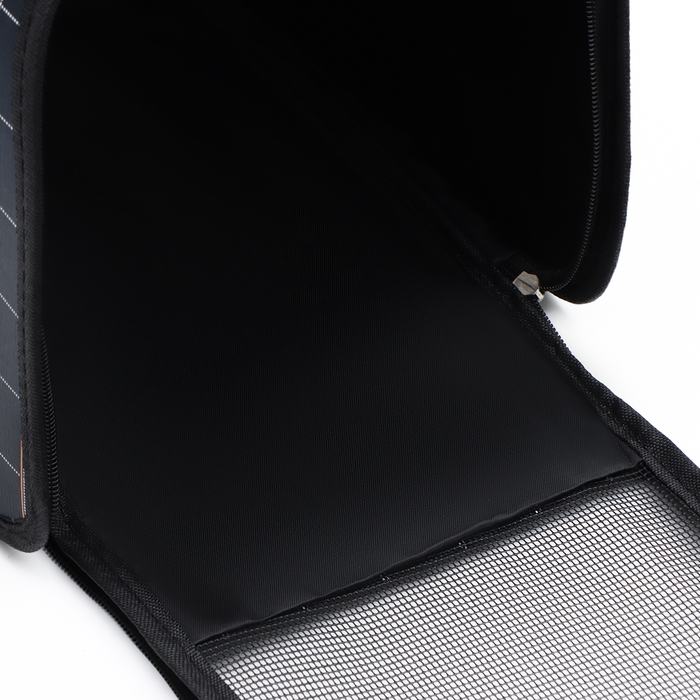 Сумка-переноска каркасная  Сумка-переноска каркасная "Клетка", размер S, 37 х 20х 24 см, чёрная