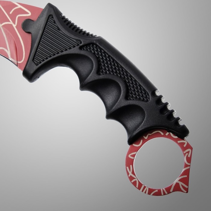 Нож-керамбит Нож-керамбит "Коготь орла" 20см, клинок 90мм/2,2мм, кровавая паутина