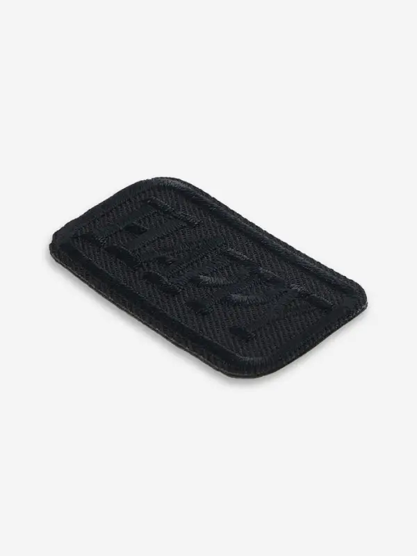 Термоаппликация Happy, 5×2.7 см, чёрная Термоаппликация Happy, 5×2.7 см, чёрная