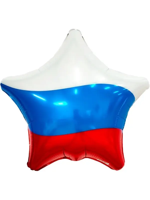 Воздушные шары фольгированные «Звезда триколор», 5 шт. Воздушные шары фольгированные «Звезда триколор», 5 шт.