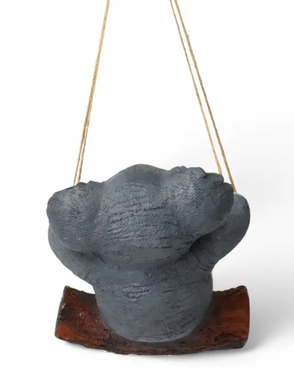 Садовая фигура из полистоуна &laquo;Коала на бревне&raquo;, подвесная, 25&times;15&times;24 см