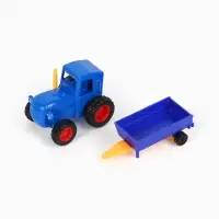 Игрушка трактор с телегой
