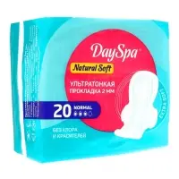 Прокладки Day Spa Natural нормал, софт, 20 шт.