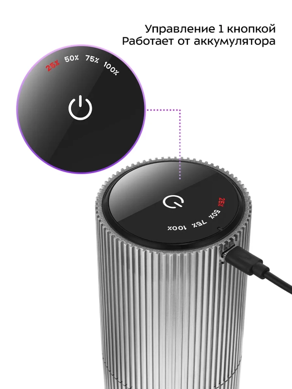 Кофемолка электрическая жерновая беспроводная КТ-7485 Кофемолка электрическая жерновая беспроводная КТ-7485