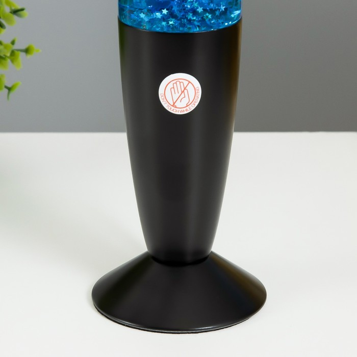 Светильник ночник Светильник ночник "Лава" Е14 25Вт от сети 220В черный 9х9х35 см.