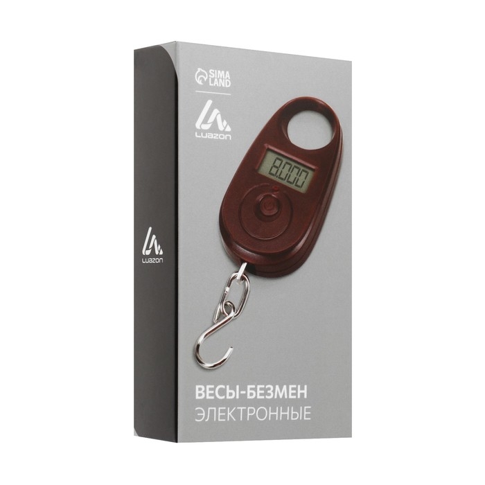 Весы-безмен Luazon LVU-01, электронный, до 25 кг, точность до 5 г, без подсветки, МИКС Весы-безмен Luazon LVU-01, электронный, до 25 кг, точность до 5 г, без подсветки, МИКС