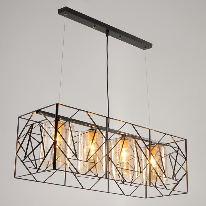 Светильник BayerLux 1692/4  E27 40Вт черный 71,3х24,5х23,5 см