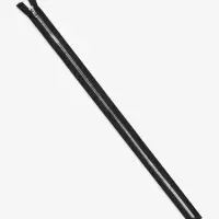 Молния &laquo;Трактор&raquo;, №5, разъёмная, декоративное звено &laquo;Акулий зуб&raquo;, замок автомат, 60 см, чёрная