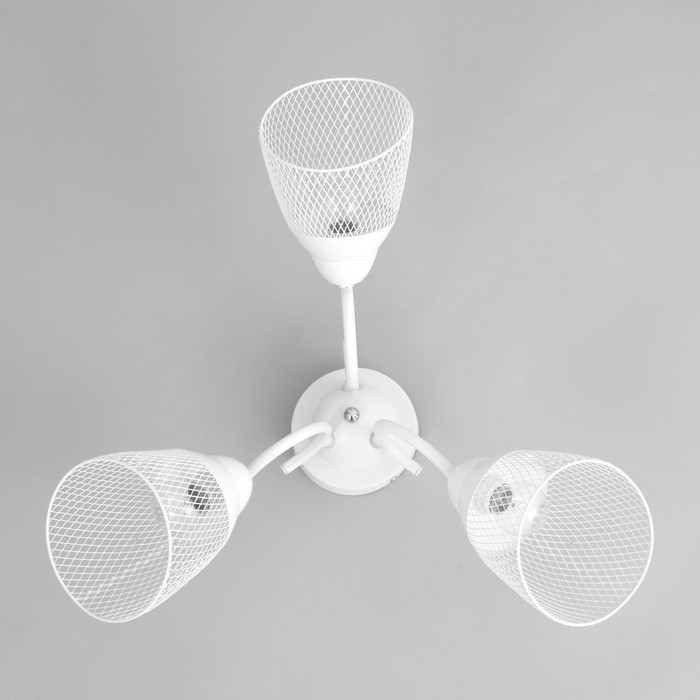 Люстра Люстра "Грэйс" 3х60Вт Е27 Белый 56х56х28см