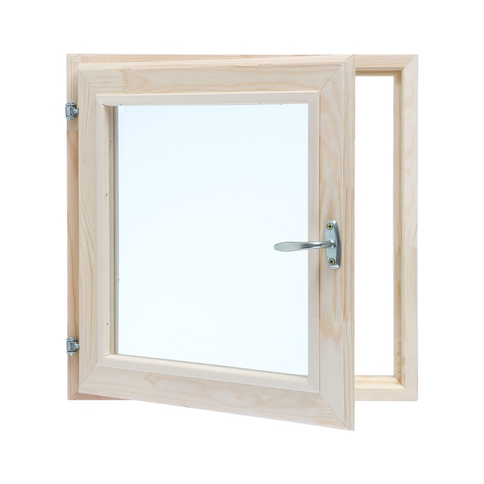 Окно, 50×50см, двойное стекло ХВОЯ Окно, 50×50см, двойное стекло ХВОЯ