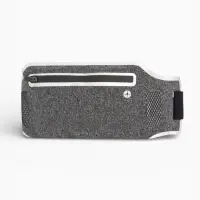 Сумка поясная туристическая, влагозащитная, 32&times;12 см, серая