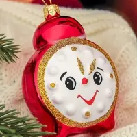 Ёлочный шар &laquo;Будильник&raquo; d=6 см, МИКС