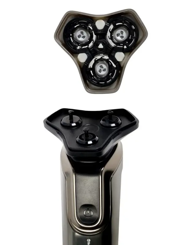 Электробритва Sakura SA-5433BK, роторная, 3 плавающие головки, LED дисплей, 5 Вт, АКБ, чёрная