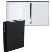 Папка на 4 кольцах А4, ErichKrause Work inside, 35 мм, 1750 мкм, черная