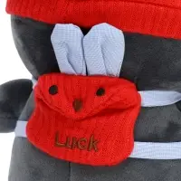 Мягкая игрушка &laquo;Пингвин&raquo; с рюкзаком, в красной шапке, 22 см