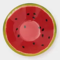 Салатник Доляна &laquo;Сладкий арбуз&raquo;, 920 мл, 22&times;5 см, стекло, красный