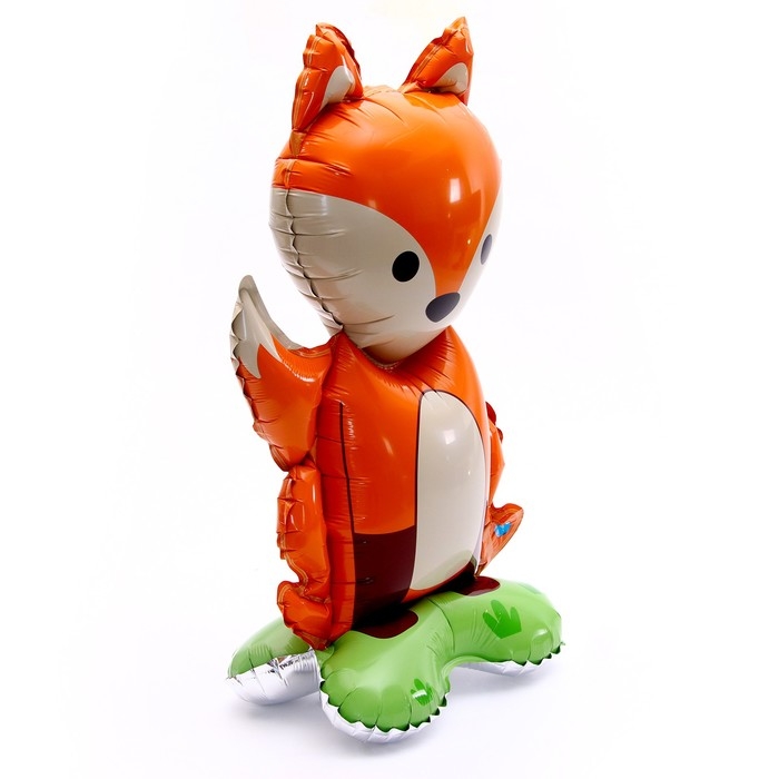 Шар фольгированный 18 Шар фольгированный 18" «Милая лиса», на подставке, под воздух