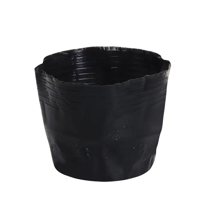 Пакет для рассады, 2 л, d = 17 см, h = 13 см, полиэтилен, чёрный, Greengo