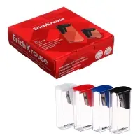 Точилка ErichKrause City Classic, с контейнером, МИКС