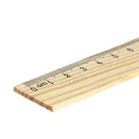 Линейка деревянная, 20 см