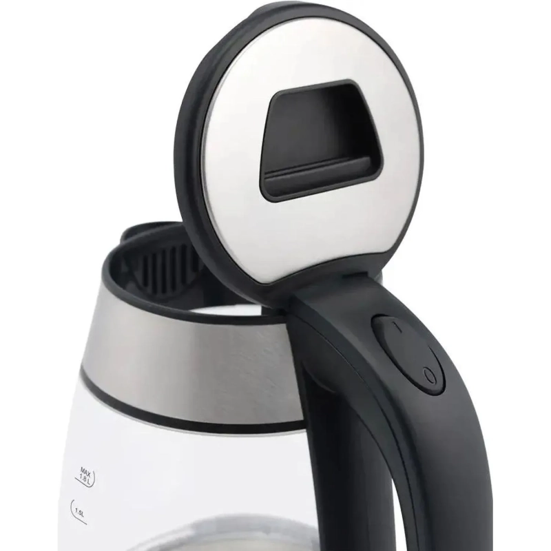 Чайник SCARLETT SC-EK27G40, электрический, 1800Вт, 1.8л, стекло/сталь