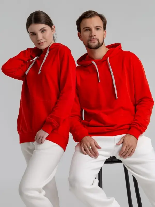 Толстовка с капюшоном Unit Kirenga красная, размер XS Толстовка с капюшоном Unit Kirenga красная, размер XS