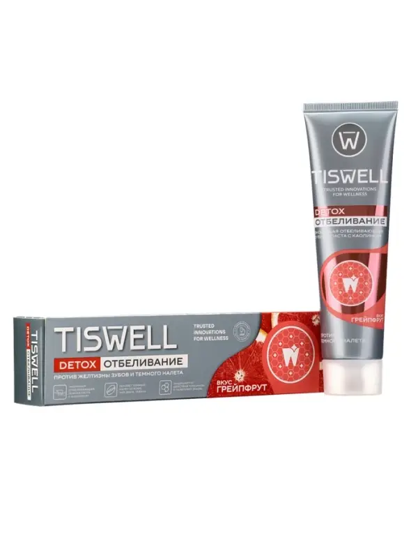 Зубная паста Энзимная, отбелив с каолином, со вкусом грейпфрут  110 гр. Зубная паста Энзимная, отбелив с каолином, со вкусом грейпфрут  110 гр.