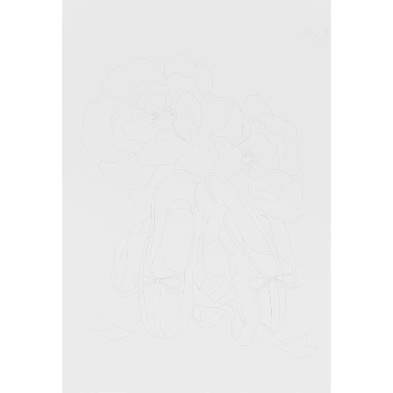 Набор для рисования Скетчинг акварелью Цветочные нежности, Рн-045