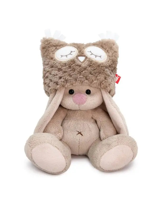 Мягкая игрушка &laquo;Зайка Ми в шапке-сове&raquo;, 15 см