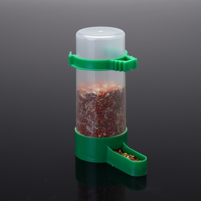 Поилка/кормушка для птиц 10,5 х 3,5 см, 90 мл, зелёная Поилка/кормушка для птиц 10,5 х 3,5 см, 90 мл, зелёная