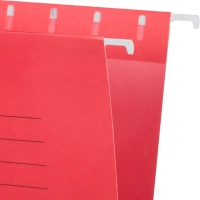 Папка подвесная Attache, А4, картон, красный, до 200л., 5шт/уп