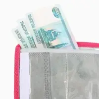 Кошелек детский на липучке &laquo;Холодное сердце&raquo; розовый 9&times;9&times;1