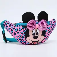 Сумка поясная детская для девочки, с ушками, 25&times;6&times;13 см, Минни Маус
