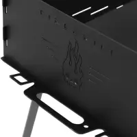 Мангал с ножками FIREGRILL, 114.7&times;37.5&times;72.3 см, 2 мм, длина жаровни 105 см