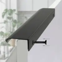 Ручка торцевая CAPPIO RT002BL, L=1000 мм, м/о 960 мм, цвет черный, 4 шт.
