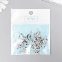 Металлический элемент, декоративная подвеска «Арт Узор. Стегозавр», серебро, 2.6×1.2 см Металлический элемент, декоративная подвеска «Арт Узор. Стегозавр», серебро, 2.6×1.2 см