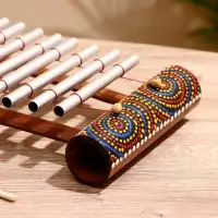 Сувенирный музыкальный инструмент "Ксилофон" МИКС 33,5х19,5х6 см