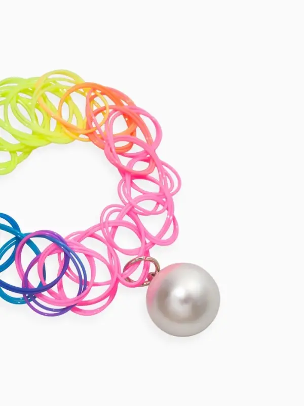 Браслет детский набор 3 шт. "Выбражулька" сердце, единорог, силиконовый, разноцветный