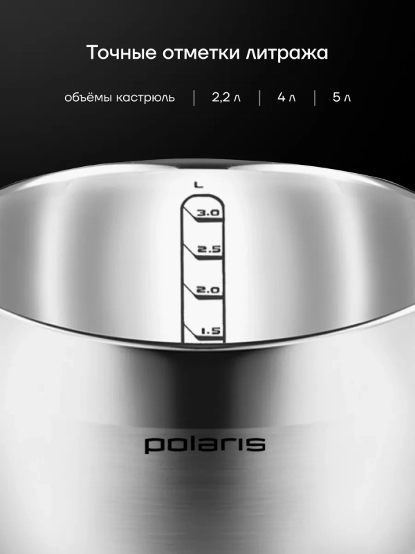 Набор кастрюль Mela из нержавеющей стали 6 предметов