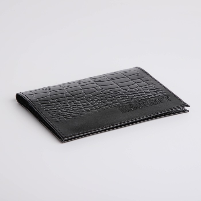 Обложка для паспорта, цвет чёрный Обложка для паспорта, цвет чёрный