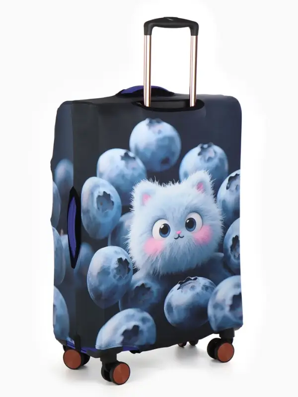 Чехол для чемодана &laquo;Пушистик&raquo;, 28", синий