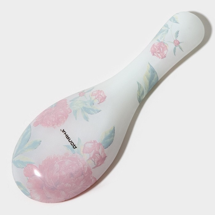 Подставка стеклянная под ложку Доляна «Пионы», 23,5×8,3 см Подставка стеклянная под ложку Доляна «Пионы», 23,5×8,3 см