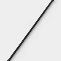 Карниз для ванной комнаты "Классик" 110-200 см, цвет черный