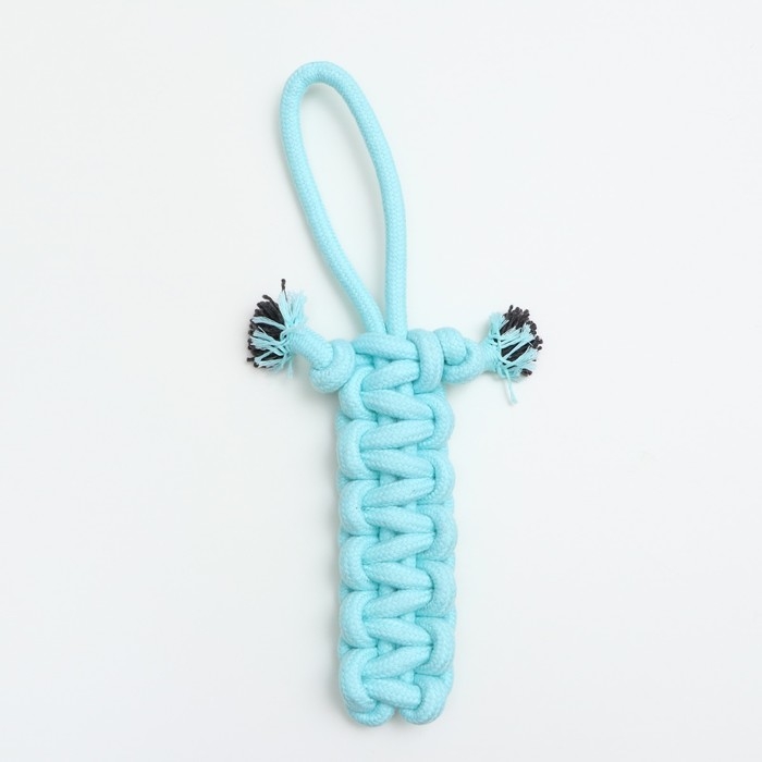 Игрушка канатная Игрушка канатная "Лапта", до 32 см, 90 г, мятная