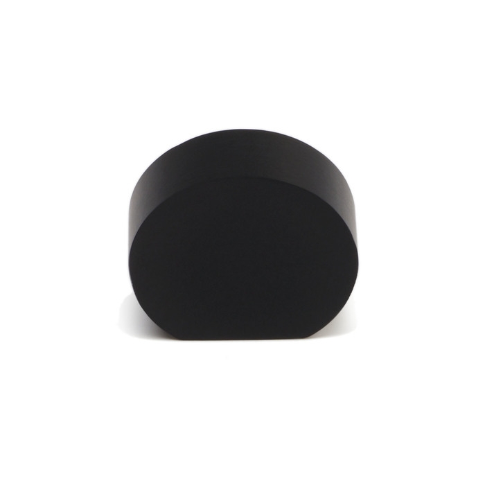 Ручка-кнопка CAPPIO RK147, d=26 мм, цвет черный, 8 шт.