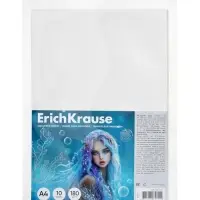 Бумага для рисования А4 ErichKrause Aquamarine, 10 листов